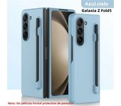 Luxury Skin Feel Slim Case for Samsung Galaxy Z Fold 6 5 4 Stylus Pen Slot Holder Plastic Fold Shockproof Protection Hard Cover