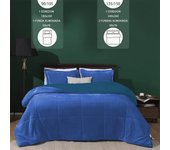 KingnetStore - Edredón Nórdico Franela 650 gr/m2 Gramaje con Borreguito Sherpa Ultra Suave y Cálido, Set de Cama con Fundas de Almohada Para Cama 80 90 105 135 150 160 180 CM Edredón invierno, +Relleno Cojin Hipoalérgico 50x70 CM Elegible