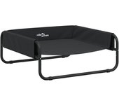 vidaXL Cama elevada para perros tela oxford y acero gris antracita Dimensiones 57 x 57 x 24 cm, 85 x 85 x 33 cm, 70 x 70 x 28.5 cm