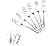 Maxia Market - Cubiertos accesorios para cocina, cuchillo para carne, fruta, de mesa, pescado, cuchara de postre, sopa, tenedor, espatula para tarta, acero inoxidable INOX - Colección ELEGANCE