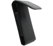 DFV mobile - Funda Cinturon con Clip Metalico Vertical Piel Sintetica Premium para AGM A10 (2020) - Negra