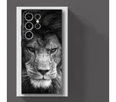 Case for Samsung Galaxy S24 Ultra S25 Plus S23 5G S22 FE S21 S20 S25+ S24+ S23+ Silicone Funda Phone Cover Lion Alpha Male