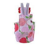 Parrot Diaper with Bowtie Cute Colorful Fruit Floral Cockatiel Pigeons Small Medium Large Pet Birds Flight Suit Clothes Washable