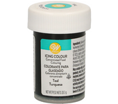 Glotomania Colorante en Pasta Wilton - Turquesa 28 G para Mazapán y Fondant