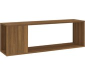 Mueble TV combinadoMueble para TV madera contrachapada roble marrón 100x24x32 cm