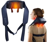 Neck Massager Shiatsu Back Neck Massager with Heat Electric Massager for Back & Shoulder Massage Pillow for mother's day gifts