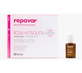 Repavar Aceite Rosa Mosqueta 100% Puro Tratamiento cosmético de cicatrices y estrías y alteraciones de la piel facial y corporal - Incluye Aplicador Roll On y Cuenta Gotas - 15 ml