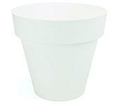 Plastiken Maceta Inyección Blanca 14cm - Alta Calidad