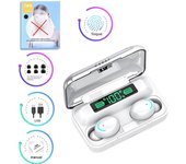 TWS Wireless Earphones Bluetooth Headphones LED Dislpaly Binaural Headset Waterproof HD Calling CVC 8.0 Noise Reduction Earbuds