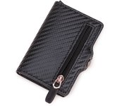 Carbon Fiber Rfid Blocking Protection Men id Credit Card Holder Wallet Leather Metal Business Bank CreditCard Cardholder Case