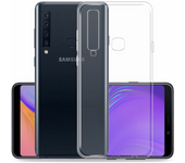 Funda para Samsung Galaxy A9 (2018) (4G) Carcasa Gel TPU Silicona Transparente GTR + Protector Pantalla Cristal Templado Movilear