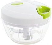 Euroxanty Picador y Cortador Manual de Cuerda para Alimentos - Trituradora de Silencio y Máquina de Ensalada