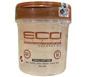 Bellas Extensiones - Eco Style Gel - Eco Styler con aceite de coco - Gel para cabello - Disponible en diferentes tamaños 236 ml / 473 ml / 946 ml - Gel de fijación máxima - Gel para definir - Añade brillo e hidrata el cabello
