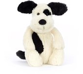 Plush de perro tímico negro y Cream, median, 30 cm | Plush de perros y perros | Gift clásico para niños