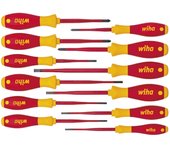 Wiha Juego de destornilladores SoftFinish® electric slimFix en surtido de 12 unid. (41003)