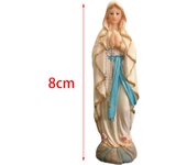 Religious Figure Ornament Religious Tabletop Display Blessed Catholic Sculpture for Home Living Room Bedroom Desk Tabletop