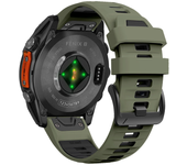 Quick Fit 22mm 26mm Silicone Strap For Garmin Fenix 8 47mm 51mm E 7 7X 6 6X 5 5X/Epix Pro/Enduro 3 Fenix8 Original Watch Band