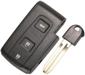 jingyuqin 2/3 Buttons Remote Car Key Shell Case for Toyota Prius Corolla Verso Toy43 TOY40 Blade Keyless Housing Replacement