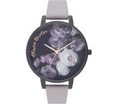 Olivia Burton Reloj Mujer Analogico Cuarzo con Correa de Piel sintética OB16AD11