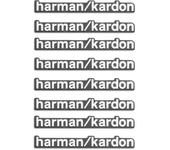 Harman Kardon Badge aluminum 3D car audio stickers For mercedes benz kia sportage cooper volkswagen Mitsubishis Cadillac Mini DS