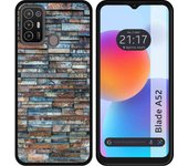 Funda Silicona para ZTE Blade A52 diseño Ladrillo 05 Dibujos