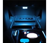Mini Car LED Touch Switch Light Auto Wireless Ambient Lamp Portable Night Reading Light Car Roof Bulb Car Interior Light 1/2Pcs