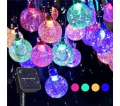 LED Solar String Lights Outdoor Waterproof Bubble Beads Fairy String Light 8 Modes Garden Wedding Party Christmas Decoration