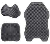 3-piece set of car cushions, car pillows, silicone car cushions, pressure reducing and comfortable neck protection headrests