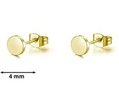 1 Pair Rosegold Tone Stainless Steel Multiple Piercing Small Huggie Hoop Earrings CZ Cartilage Stud Earrings Set for Women