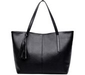 Ladies Large Capacity Handbags Women Retro Tassel Design Tote Luxury Brand PU Leather Shoulder Bag Female Top Handle Sac A Main