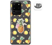Tumundosmartphone Funda Gel Transparente para Samsung Galaxy S20 Ultra diseño Piña Dibujos