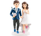FIGURA NOVIOS FIGURA NOVIOS PARA TARTA DE BODA EVENTO ANIVERSARIO FIESTA EVENTO DECORATIVO ADA Y SUS DETALLES