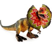Dilophosaurus Toy, Dinosaur Toy with Moveable Mouth, Cool Plastic Dinosaur Animal Figures, Birthday Cake Toppers, Party Favors
