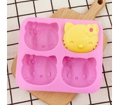 Kawaii DIY Sanrio Hello Kitty My Melody Kuromi Cinnamoroll Cookie Chocolate Baking Tool Cartoon Silicone Ice Block Mold Set