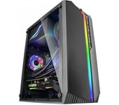 Mars gaming mc-s1 caja compacta gaming - iluminacion argb 12 modos - ventana lateral completa - refrigeracion avanzada - compatible micro-atx/mini-itx - color negro