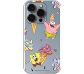 Funda original compatible con Iphone 14 Procon diseño de Bob Esponja y Patricio Helados