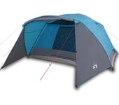 vidaXL Tienda Campaña Familiar con Porche 6 Personas Impermeable Toldo Color Azul,  Verde,  Gris y naranja y mas
