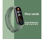 Bracelet for Mi band 8 7 Strap Sport Silicone Miband4 miband 5 correa Replacement Wristband xiaomi Mi band 3 5 6 4 7 8 9 strap