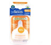 Dr Browns Chupetes Nivel 3 Boca Ancha 6m+ 2ud Sin BPA