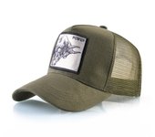 K Baseball Caps Men Snapback Hip Hop Trucker Cap With Embroidery Bull Patch Four Seasons Breathable Mesh Trucker Hat For Women