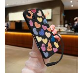 Love Lucky Heart Phone Case for Oneplus Nord 3 2 9R 9 8T 8 7 7T Pro 6 5G Liquid Silicone Cover with Hand Strap