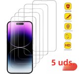 3/5PCS Tempered Glass for IPhone 14 Plus 15 13 11 16 Pro Max 12 Mini Screen Protector for IPones 15Pro 16Pro 14Pro Glass Film