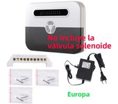 8 Station WiFi Indoor Smart  Sprinkler Controller and solenoid valve Irrigation System Remote Control by Phone Works with Alexa
