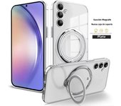 Plating Magnetic Ring Holder Clear Case for Samsung Galaxy A56 A 36 26 16 06S 55 35 25 15 05S 54 34 52S Shockproof Protect Cover