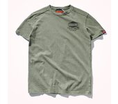 Summer New Short-Sleeved T-shirt Men 's Fashionable Mid-Length round Neck Pure Cotton Tops