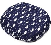 Almohada Nest Sleeper con funda de algodón, almohada de dibujos animados para tumbona, portátil y ligera, ideal para el suelo, para viajes en casa (amarilla)