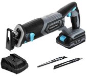 Cecotec Sierra de Sable sin Cables CecoRaptor Quick&Cut 2020 Advance. Batería 20V y 2000 mAh, Frecuencia de Oscilación 3000spm, Profundidad Corte 100mm Madera, 10mm Aluminio, 8mm Metal