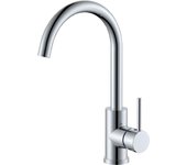 Aica Grifo Cocina Monomando Acero Inoxi Grifería Caño Giratorio Fregadero