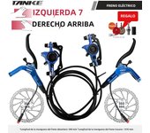 TANKE E-Bike MTB Hydraulic Disc Brake Set Electric E Scooter Power Control Shifter Bicycle Brakes 160mm rotors Aluminum Alloy