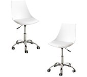Pack 2 Sillas Blok Office - Blanco